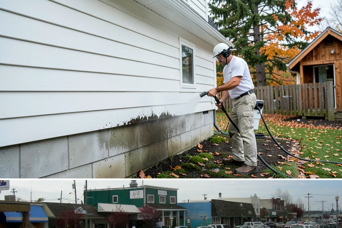 Bar & Restaurant Patio Cleaning in Stanwood, Snohomish County, WA - A thorough spring cleaning readies patios for peak outdoor dining, with regular touch-ups through the summer season.