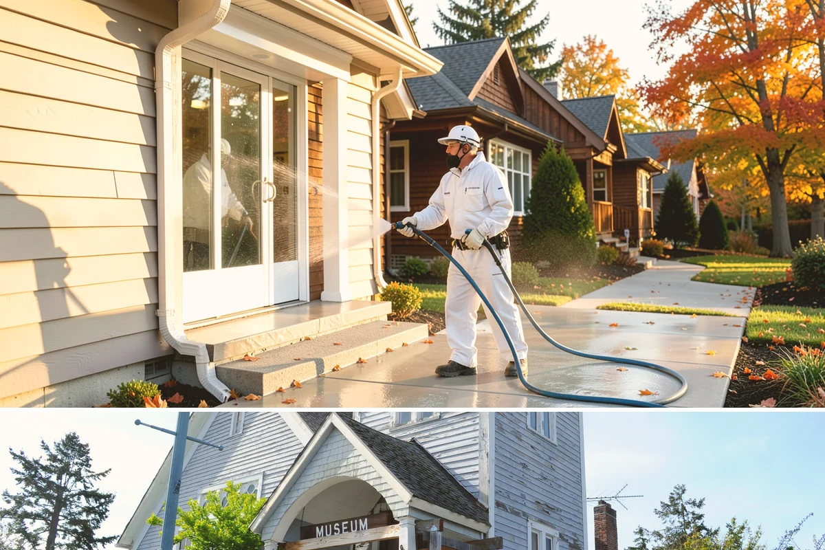 Bar & Restaurant Patio Cleaning in Steilacoom, Pierce County, WA - A thorough spring cleaning readies patios for peak outdoor dining, with regular touch-ups through the summer season.