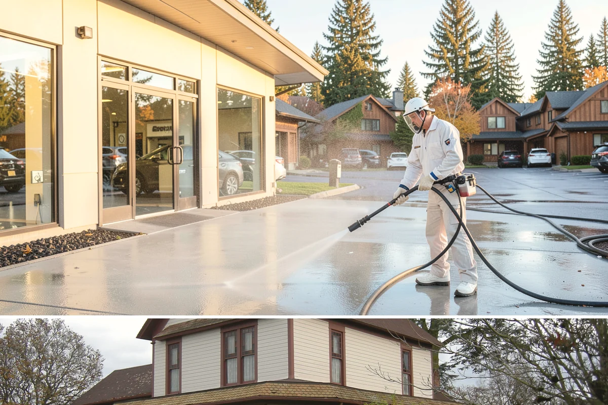 Bar & Restaurant Patio Cleaning in Sumner, Pierce County, WA - A thorough spring cleaning readies patios for peak outdoor dining, with regular touch-ups through the summer season.
