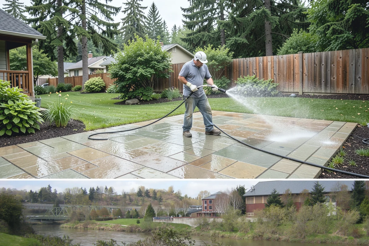 Bar & Restaurant Patio Cleaning in Tukwila, King County, WA - A thorough spring cleaning readies patios for peak outdoor dining, with regular touch-ups through the summer season.