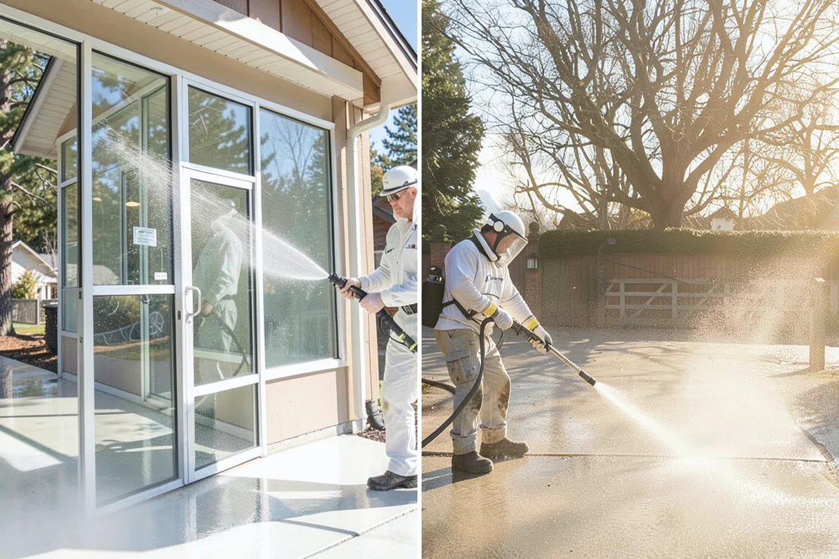 Bar & Restaurant Patio Cleaning in Wilkeson, Pierce County, WA - Pre-treat greasy zones and around table and bar areas