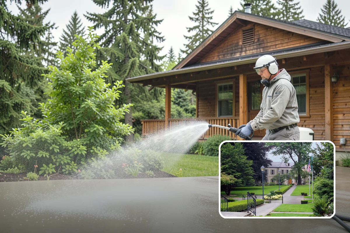 Bar & Restaurant Patio Cleaning in Woodinville, King County, WA - Breaks down grease and sugar ground into patio surfaces