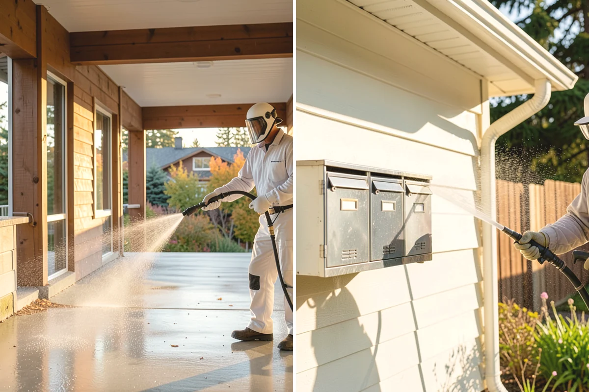 Bar & Restaurant Patio Cleaning in Yarrow Point, King County, WA - Pre-treat greasy zones and around table and bar areas