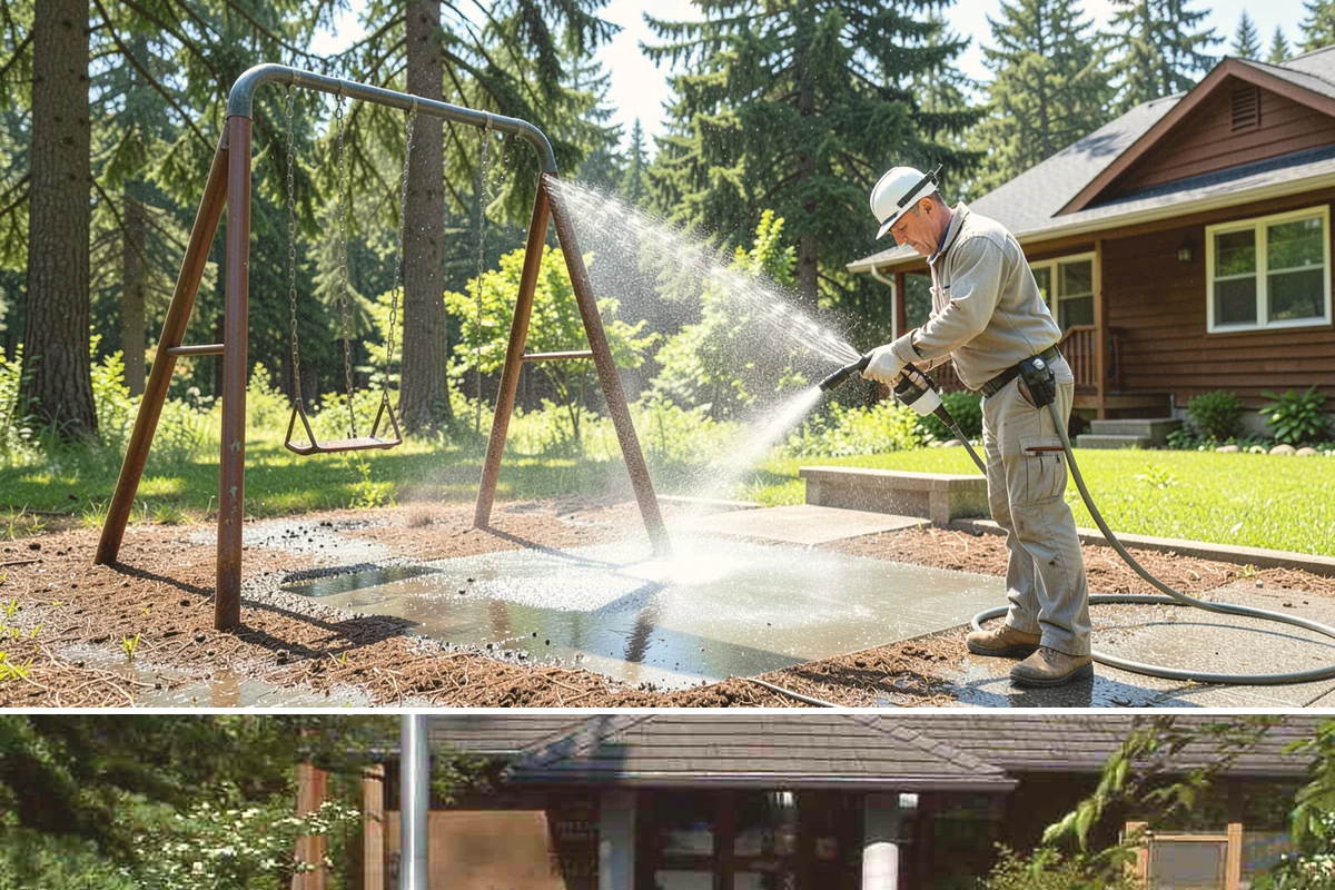 Bar & Restaurant Patio Cleaning in Yarrow Point, King County, WA - A thorough spring cleaning readies patios for peak outdoor dining, with regular touch-ups through the summer season.