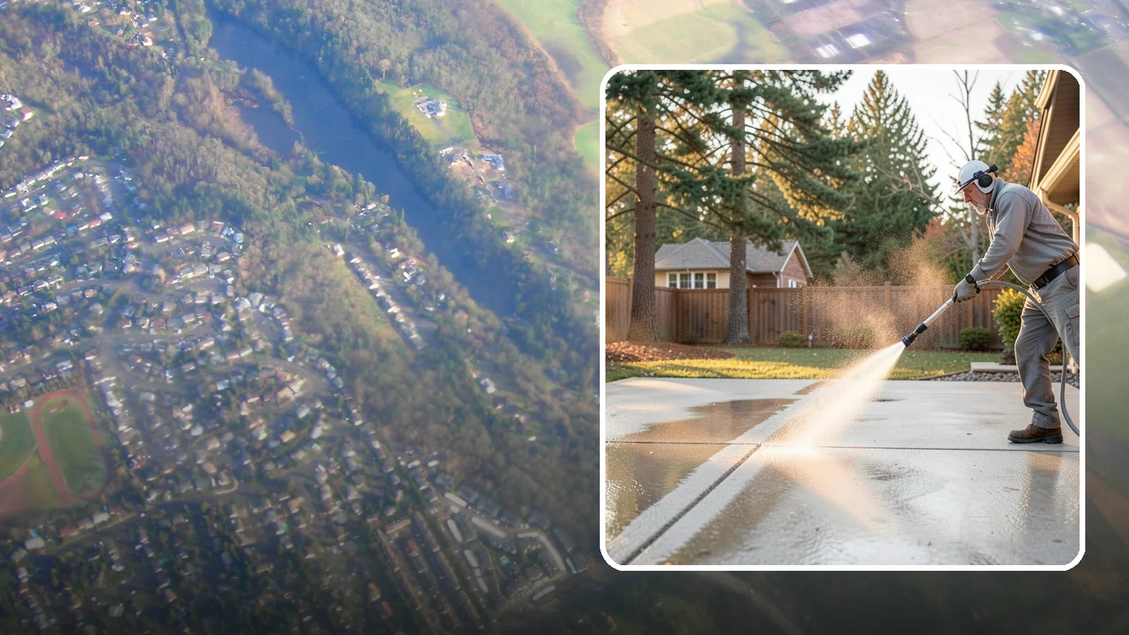 Basement Floor Cleaning in Algona, King County, WA - Clean and deodorize damp basement concrete to control the musty buildup common in Washington's wet climate.