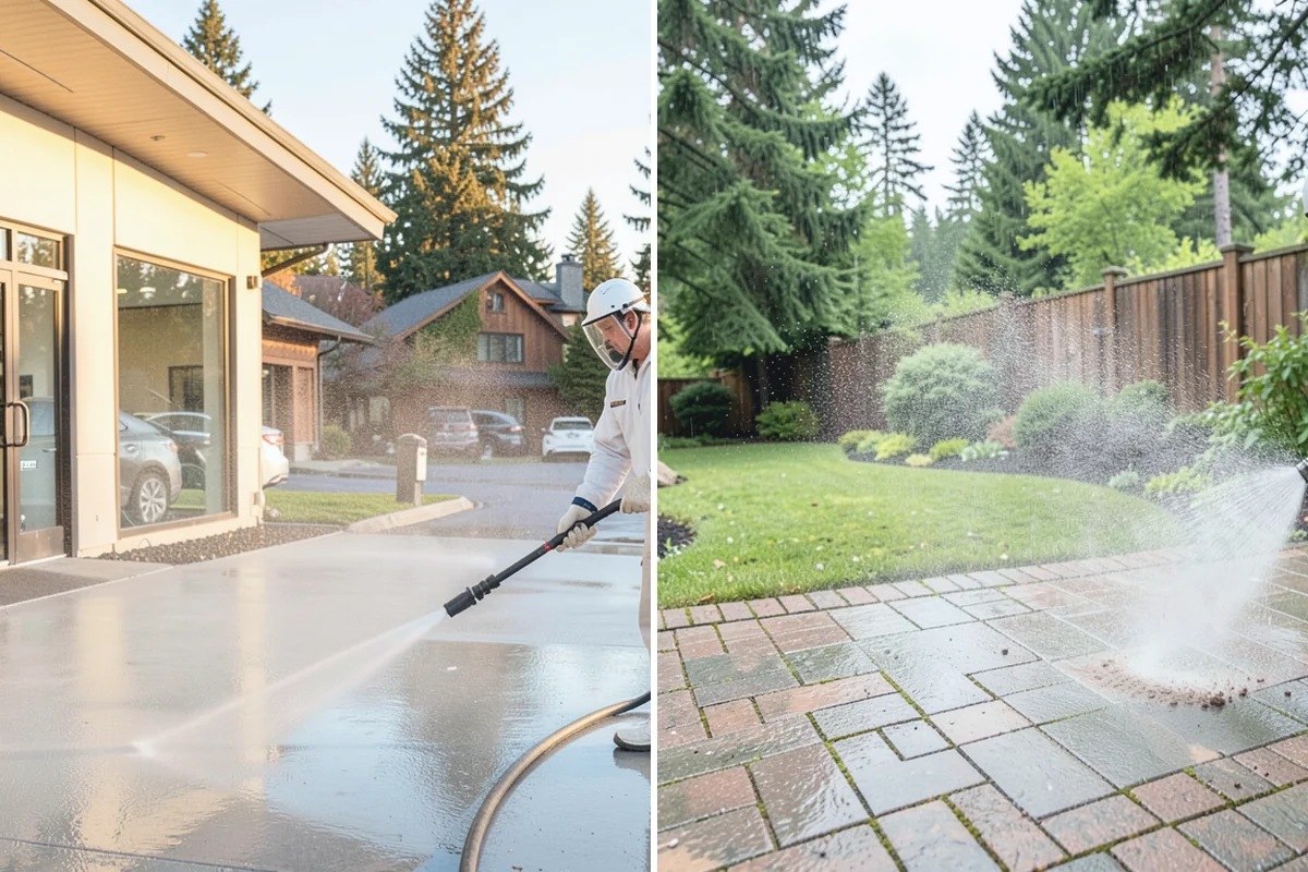 Basement Floor Cleaning in Beaux Arts Village, King County, WA - Assess drainage and remove stored items from the work zone