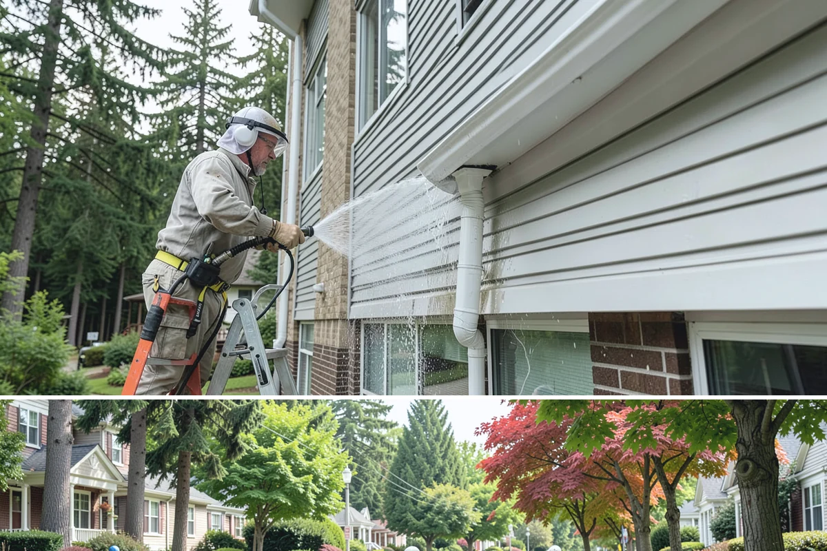Basement Floor Cleaning in Beaux Arts Village, King County, WA - Cleaning during the drier summer months lets the space ventilate and dry faster, which is important for below-grade concrete...