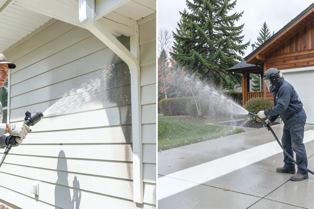Basement Floor Cleaning in Bonney Lake, Pierce County, WA - Assess drainage and remove stored items from the work zone