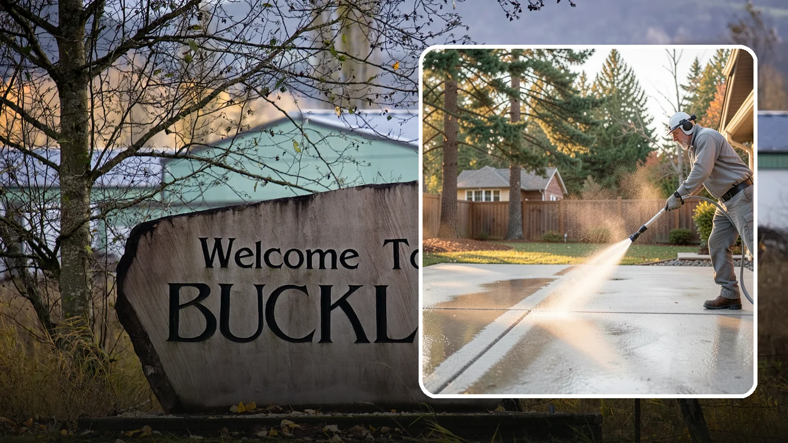 Basement Floor Cleaning in Buckley, Pierce County, WA - Clean and deodorize damp basement concrete to control the musty buildup common in Washington's wet climate.