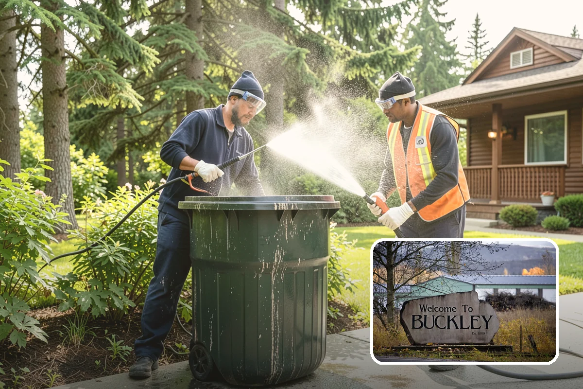 Basement Floor Cleaning in Buckley, Pierce County, WA - Attacks the mildew and musty smell driven by below-grade damp