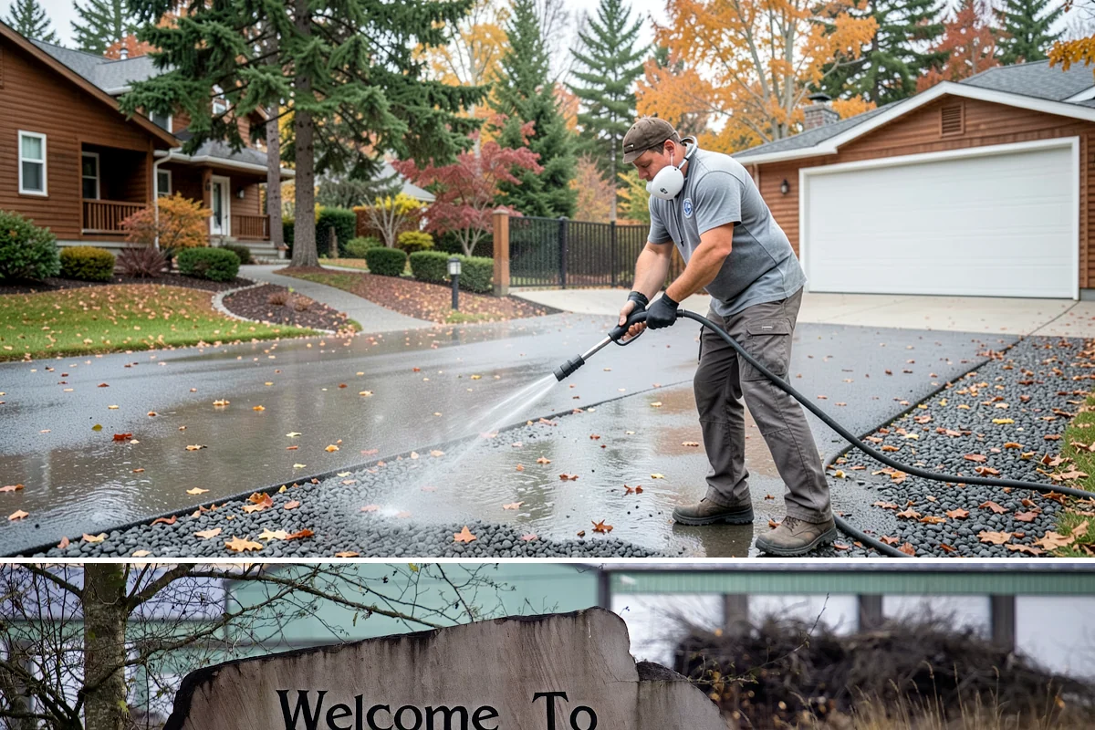 Basement Floor Cleaning in Buckley, Pierce County, WA - Cleaning during the drier summer months lets the space ventilate and dry faster, which is important for below-grade concrete...