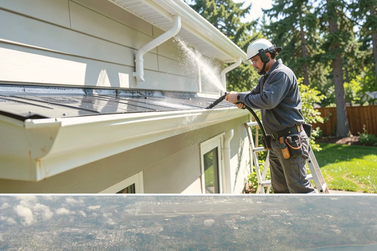Basement Floor Cleaning in Burien, King County, WA - Cleaning during the drier summer months lets the space ventilate and dry faster, which is important for below-grade concrete...