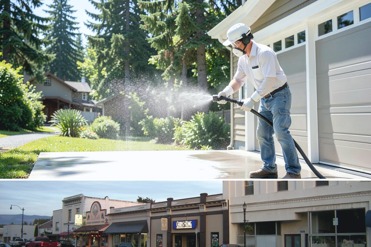 Basement Floor Cleaning in Burlington, Skagit County, WA - Cleaning during the drier summer months lets the space ventilate and dry faster, which is important for below-grade concrete...