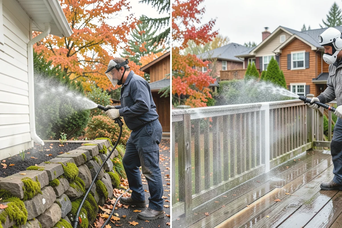 Basement Floor Cleaning in Carbonado, Pierce County, WA - Assess drainage and remove stored items from the work zone