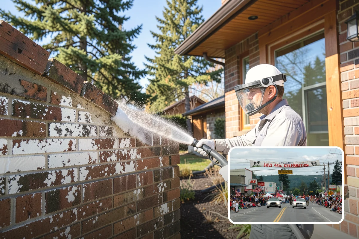Basement Floor Cleaning in Carnation, King County, WA - Attacks the mildew and musty smell driven by below-grade damp