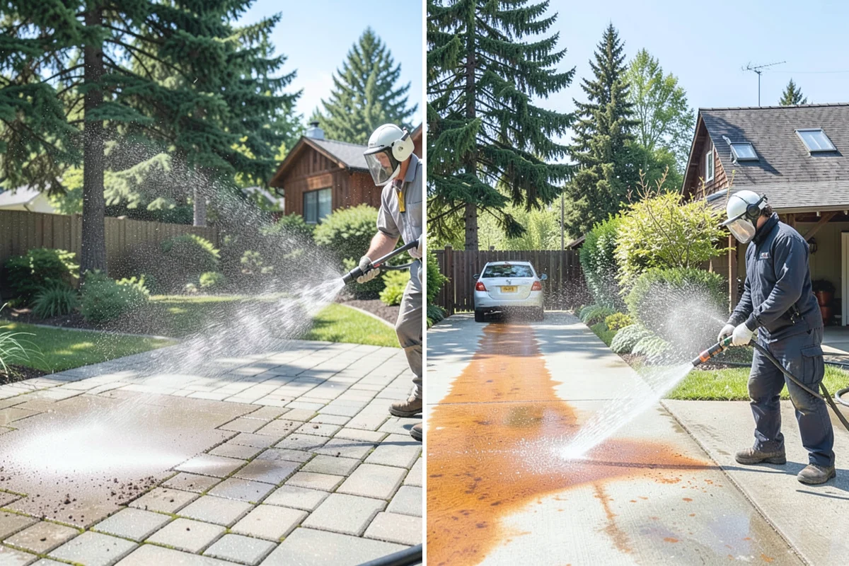 Basement Floor Cleaning in Darrington, Snohomish County, WA - Assess drainage and remove stored items from the work zone