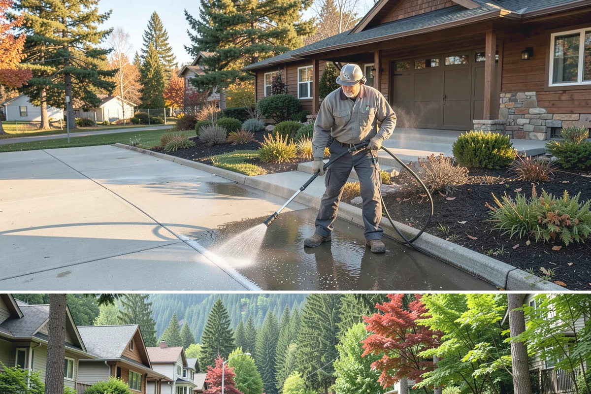 Basement Floor Cleaning in Darrington, Snohomish County, WA - Cleaning during the drier summer months lets the space ventilate and dry faster, which is important for below-grade concrete...
