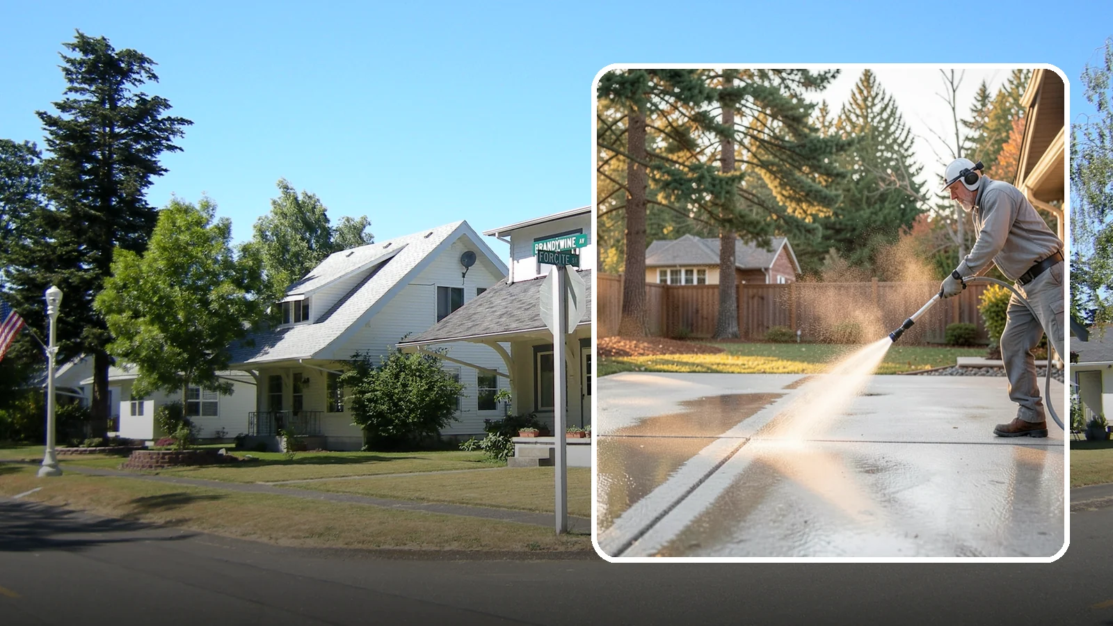 Basement Floor Cleaning in DuPont, Pierce County, WA - Clean and deodorize damp basement concrete to control the musty buildup common in Washington's wet climate.