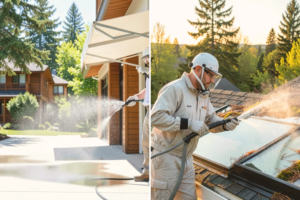 Basement Floor Cleaning in Eatonville, Pierce County, WA - Assess drainage and remove stored items from the work zone