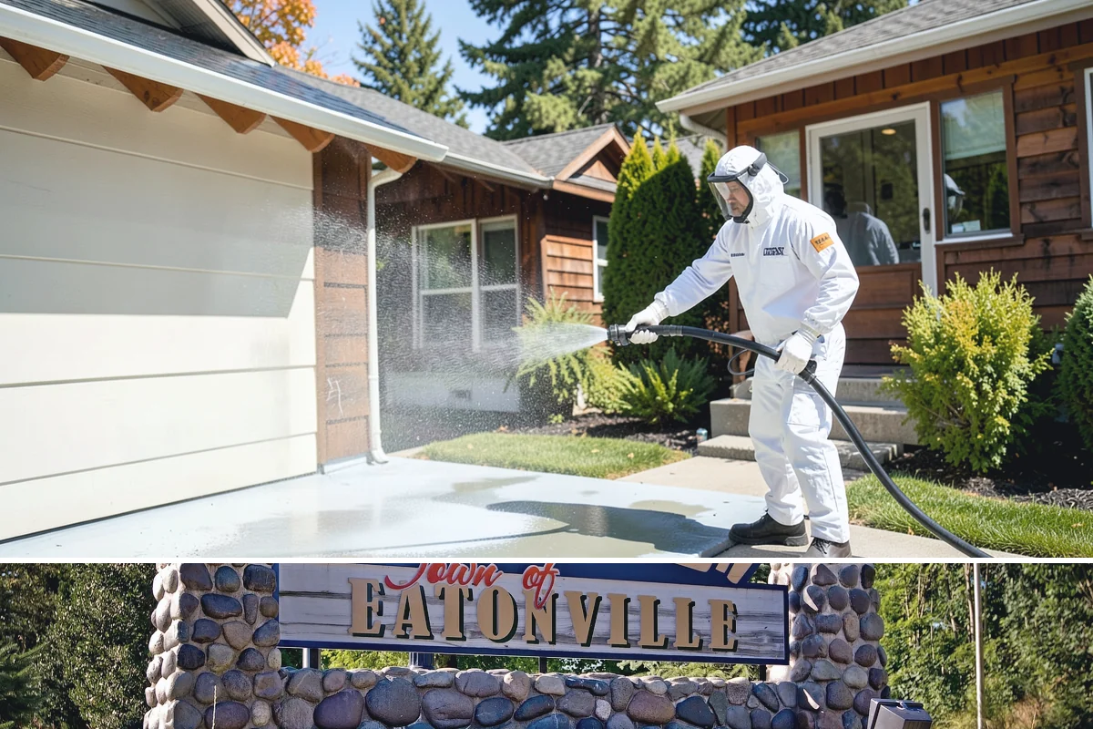 Basement Floor Cleaning in Eatonville, Pierce County, WA - Cleaning during the drier summer months lets the space ventilate and dry faster, which is important for below-grade concrete...