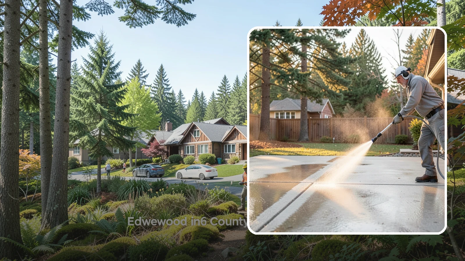 Basement Floor Cleaning in Edgewood, Pierce County, WA - Clean and deodorize damp basement concrete to control the musty buildup common in Washington's wet climate.