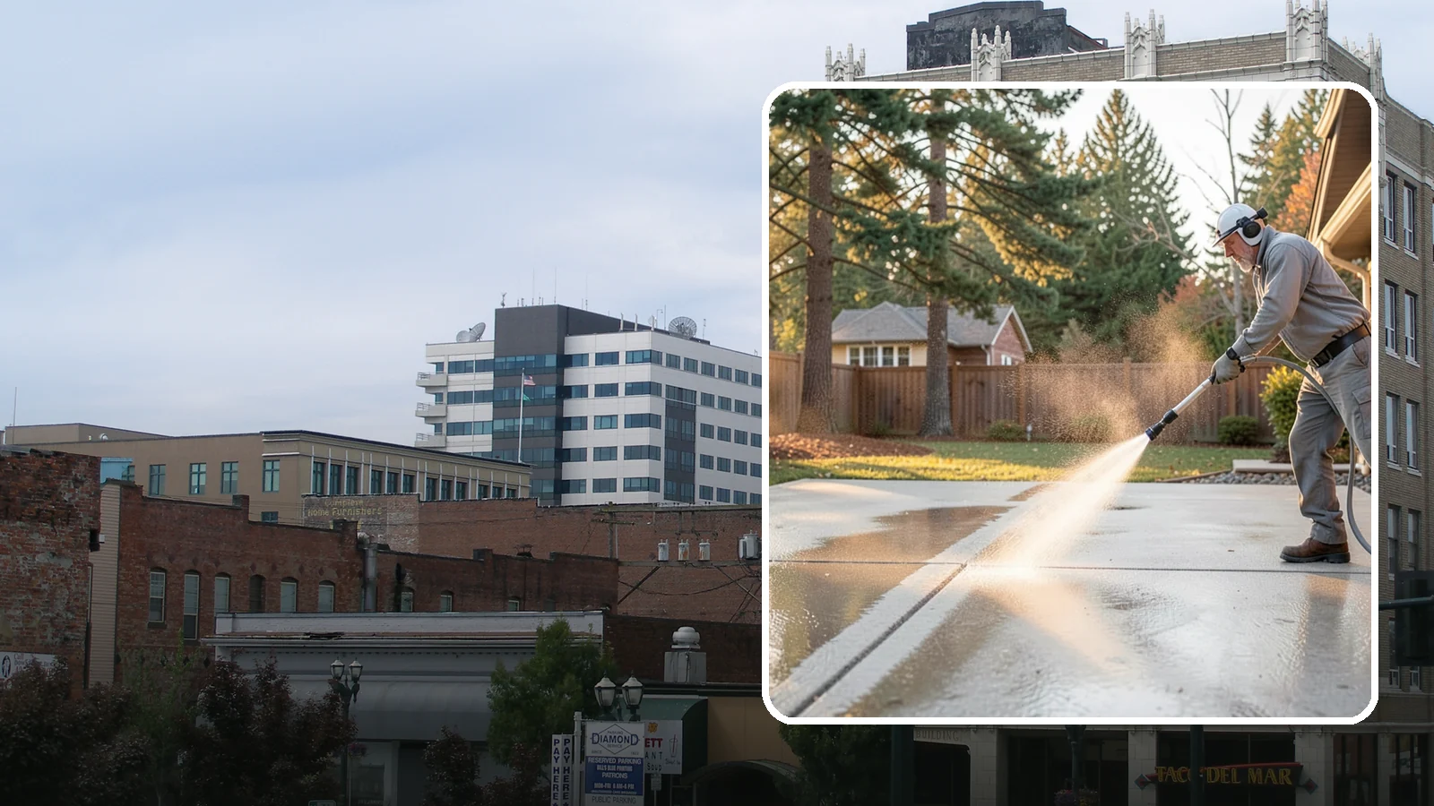 Basement Floor Cleaning in Everett, Snohomish County, WA - Clean and deodorize damp basement concrete to control the musty buildup common in Washington's wet climate.