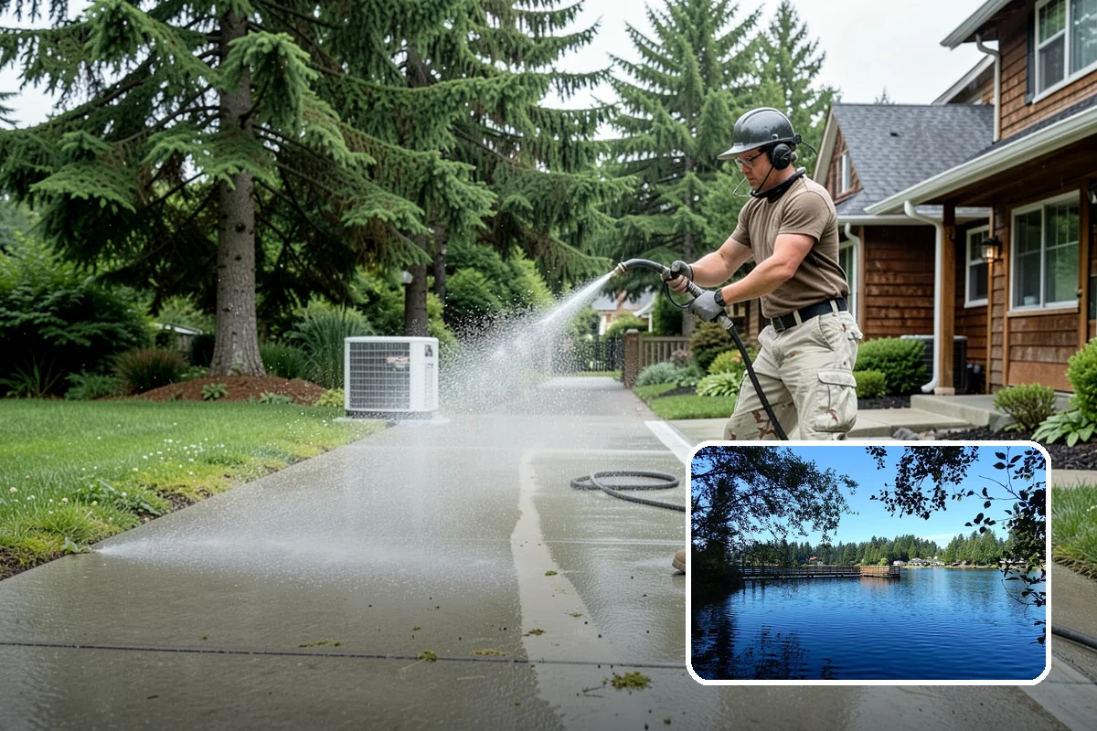 Basement Floor Cleaning in Federal Way, King County, WA - Attacks the mildew and musty smell driven by below-grade damp