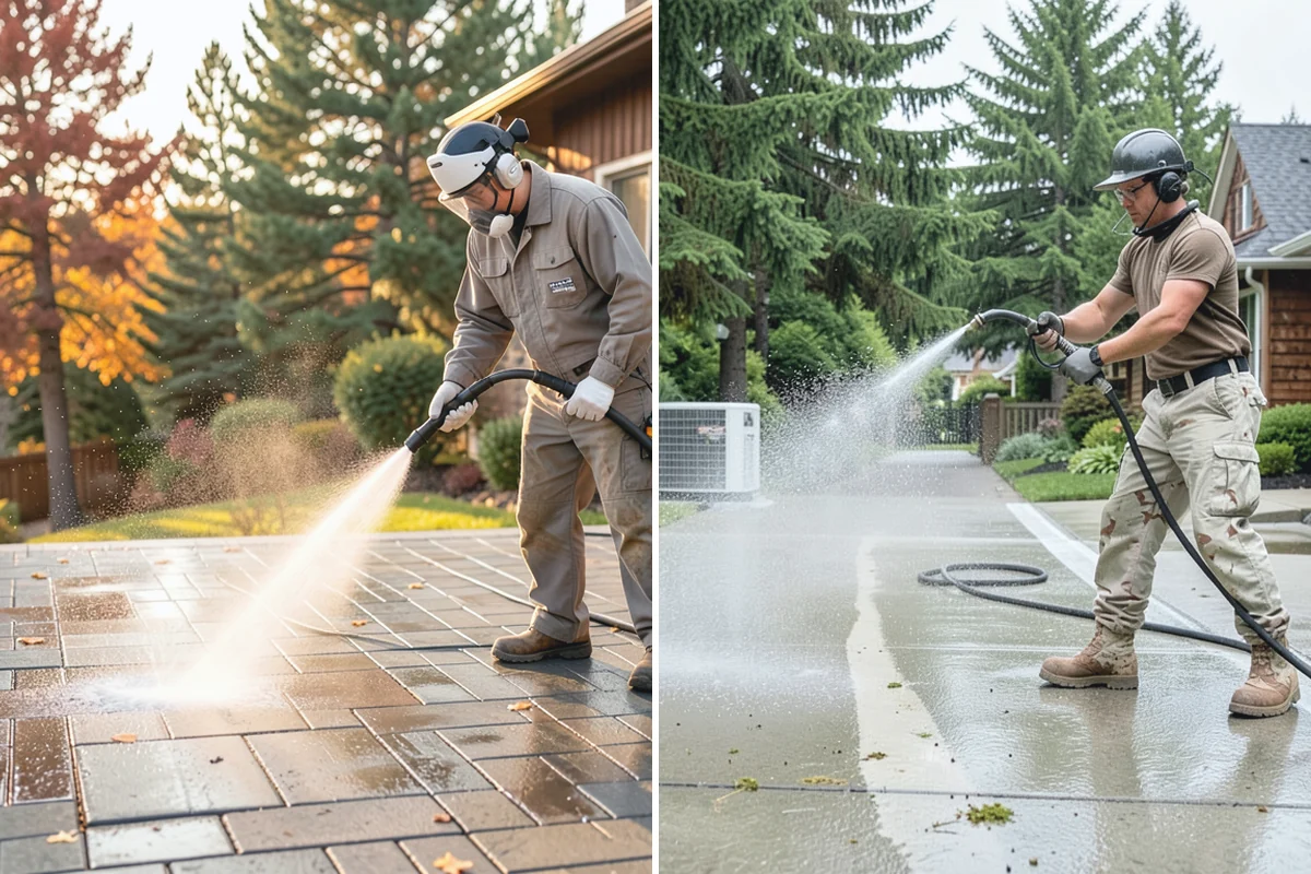 Basement Floor Cleaning in Gold Bar, Snohomish County, WA - Assess drainage and remove stored items from the work zone