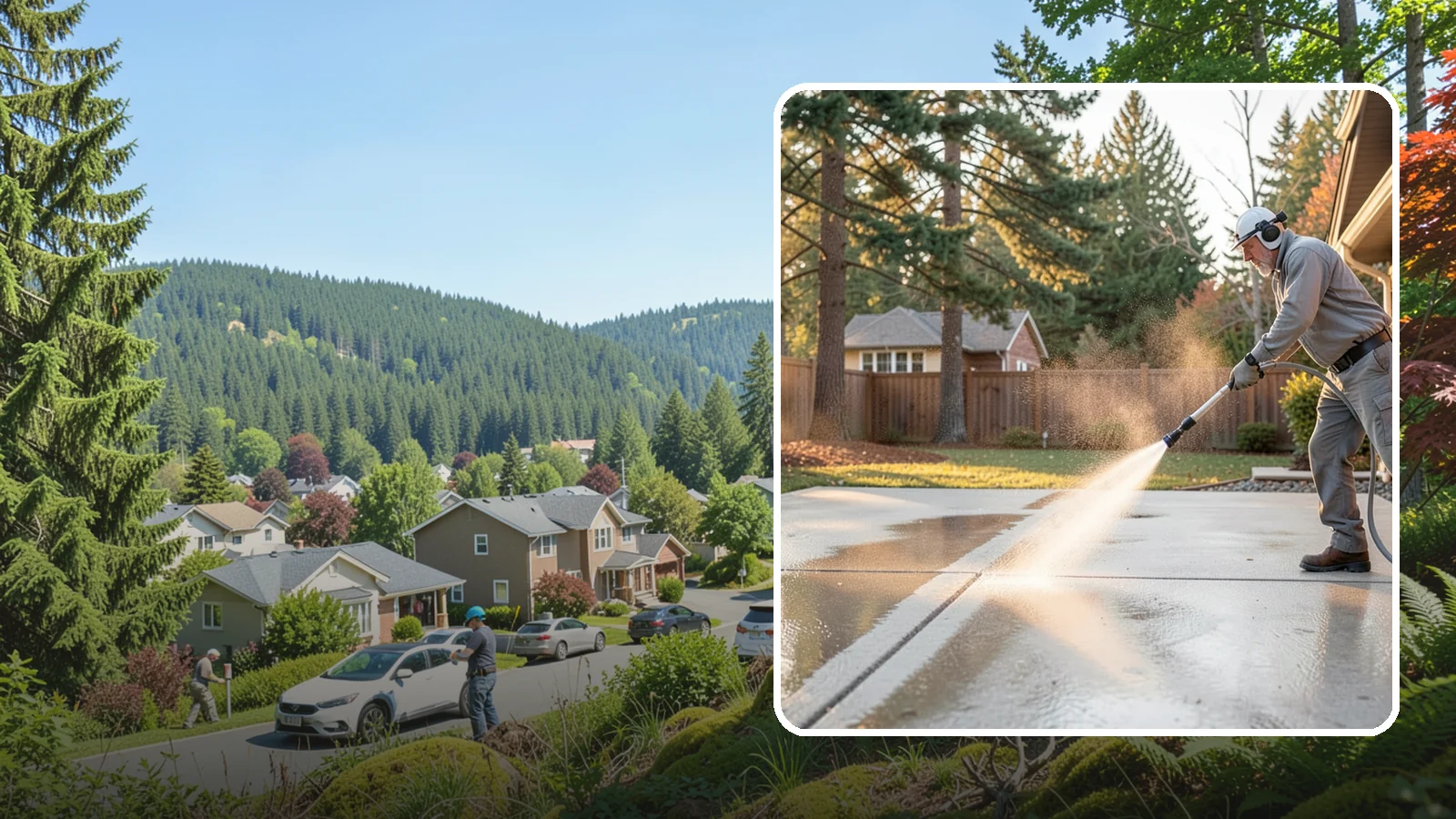 Basement Floor Cleaning in Index, Snohomish County, WA - Clean and deodorize damp basement concrete to control the musty buildup common in Washington's wet climate.