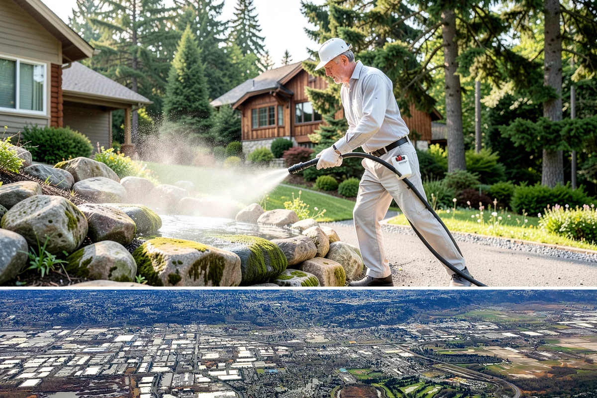 Basement Floor Cleaning in Kent, King County, WA - Cleaning during the drier summer months lets the space ventilate and dry faster, which is important for below-grade concrete...