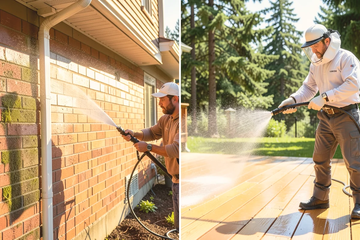 Basement Floor Cleaning in Kirkland, King County, WA - Assess drainage and remove stored items from the work zone