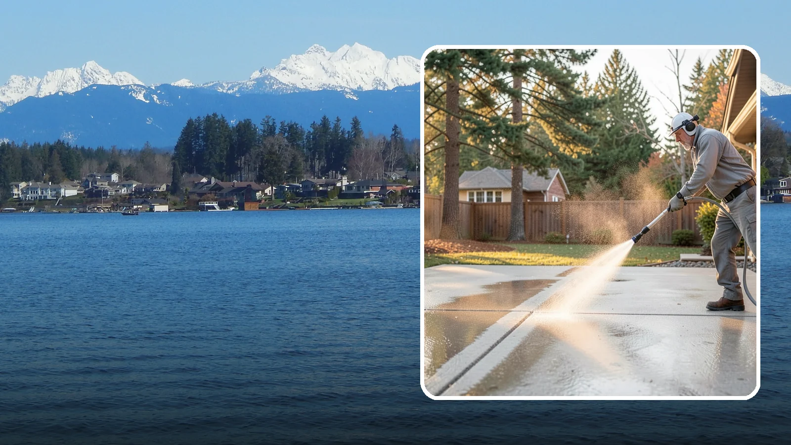 Basement Floor Cleaning in Lake Stevens, Snohomish County, WA - Clean and deodorize damp basement concrete to control the musty buildup common in Washington's wet climate.