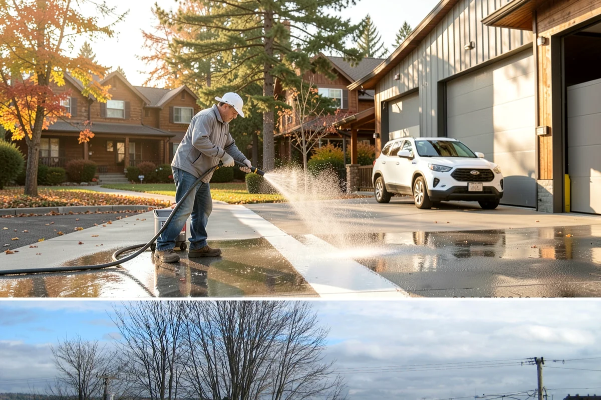 Basement Floor Cleaning in Langley, Island County, WA - Cleaning during the drier summer months lets the space ventilate and dry faster, which is important for below-grade concrete...