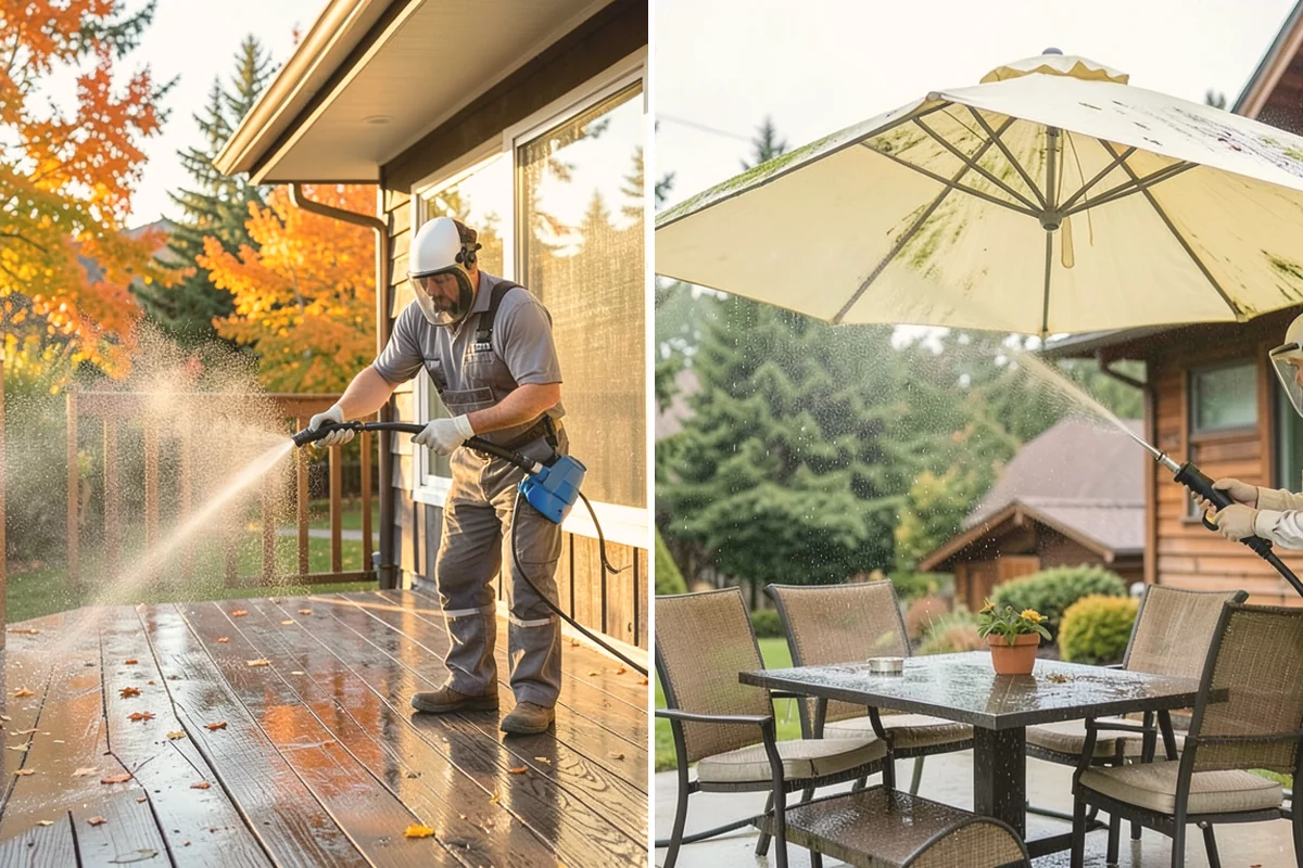 Basement Floor Cleaning in Lynnwood, Snohomish County, WA - Assess drainage and remove stored items from the work zone