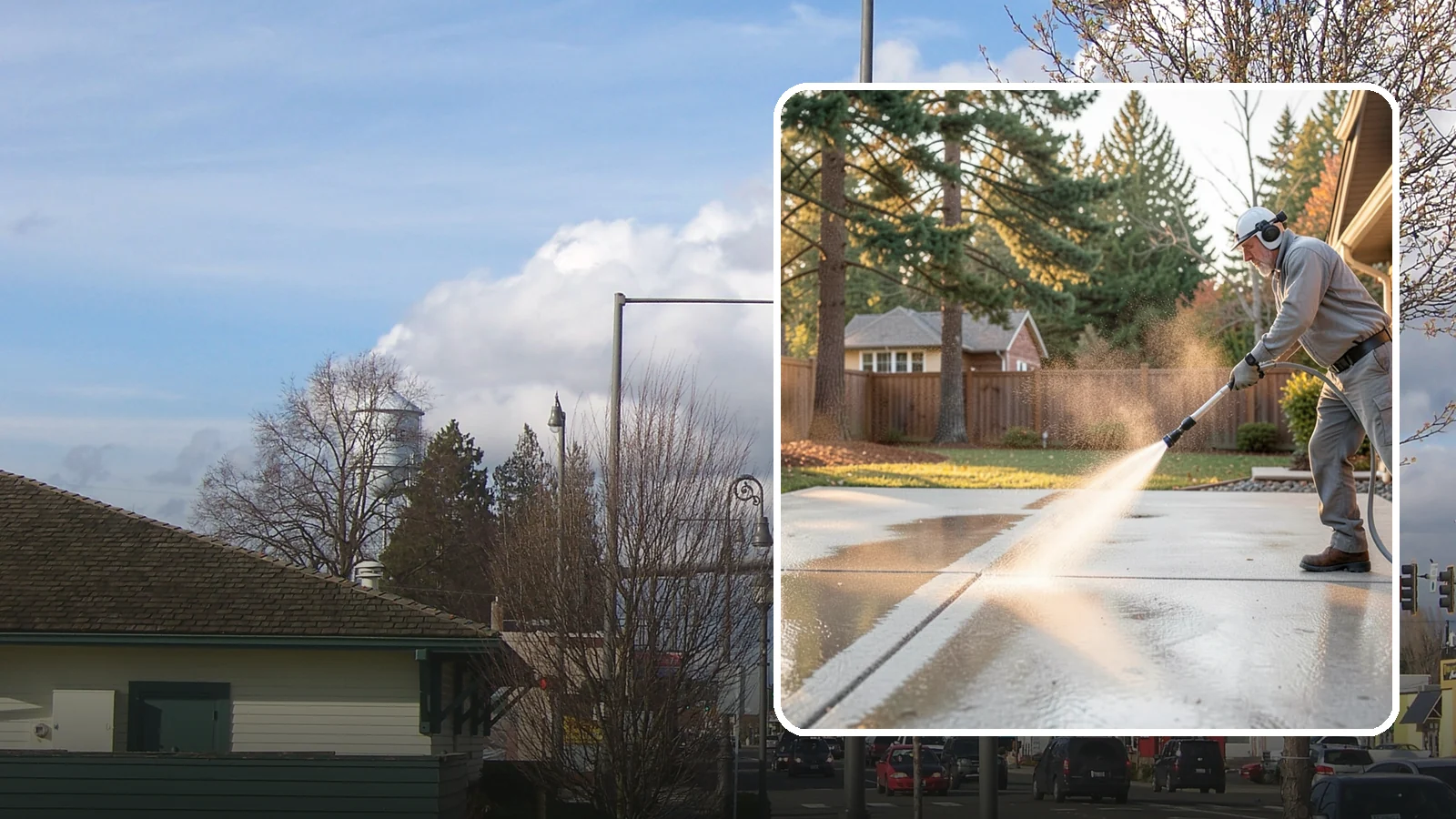 Basement Floor Cleaning in Marysville, Snohomish County, WA - Clean and deodorize damp basement concrete to control the musty buildup common in Washington's wet climate.