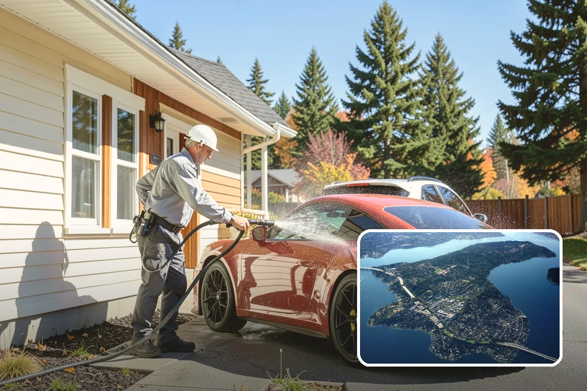 Basement Floor Cleaning in Mercer Island, King County, WA - Attacks the mildew and musty smell driven by below-grade damp