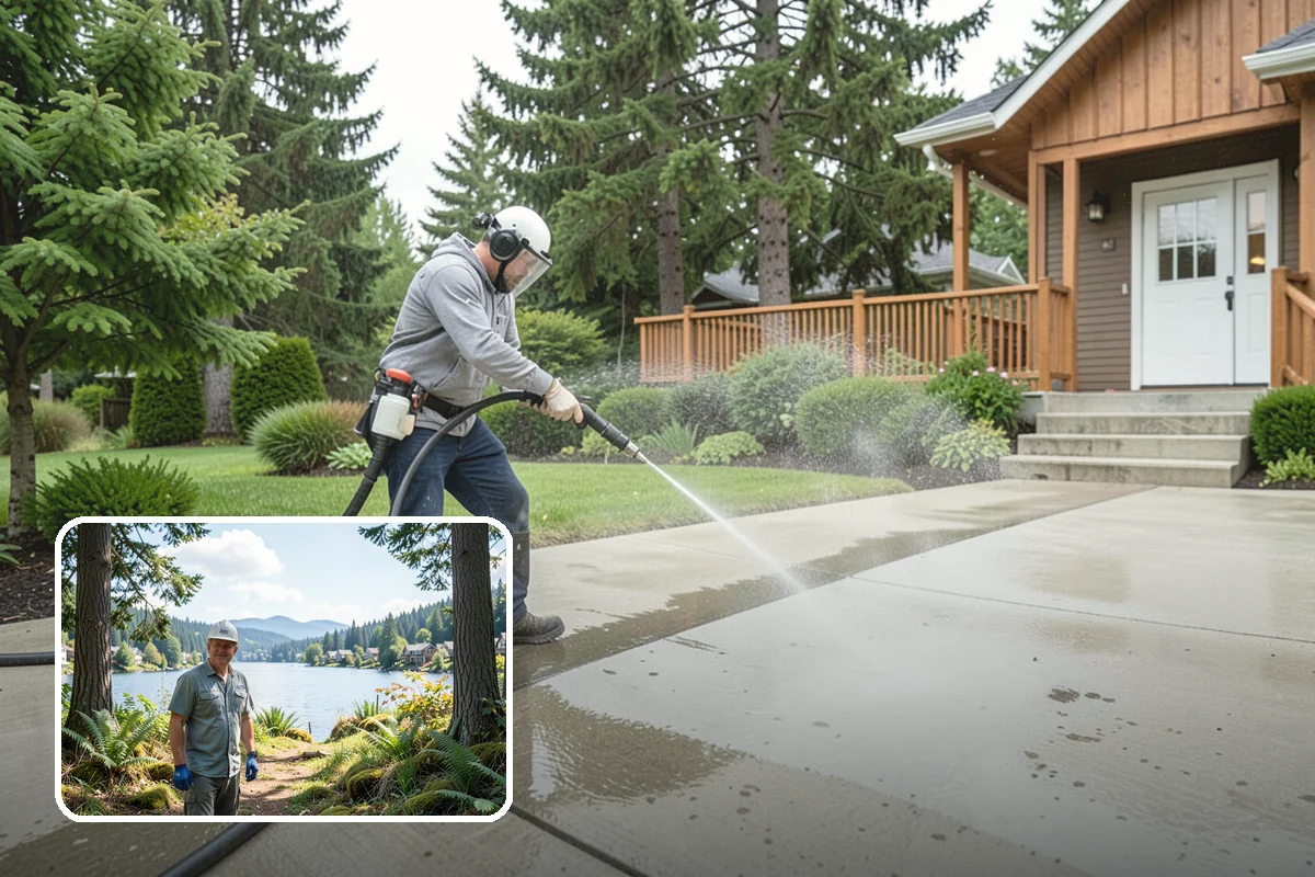 Basement Floor Cleaning in Milton, King County, WA - Attacks the mildew and musty smell driven by below-grade damp