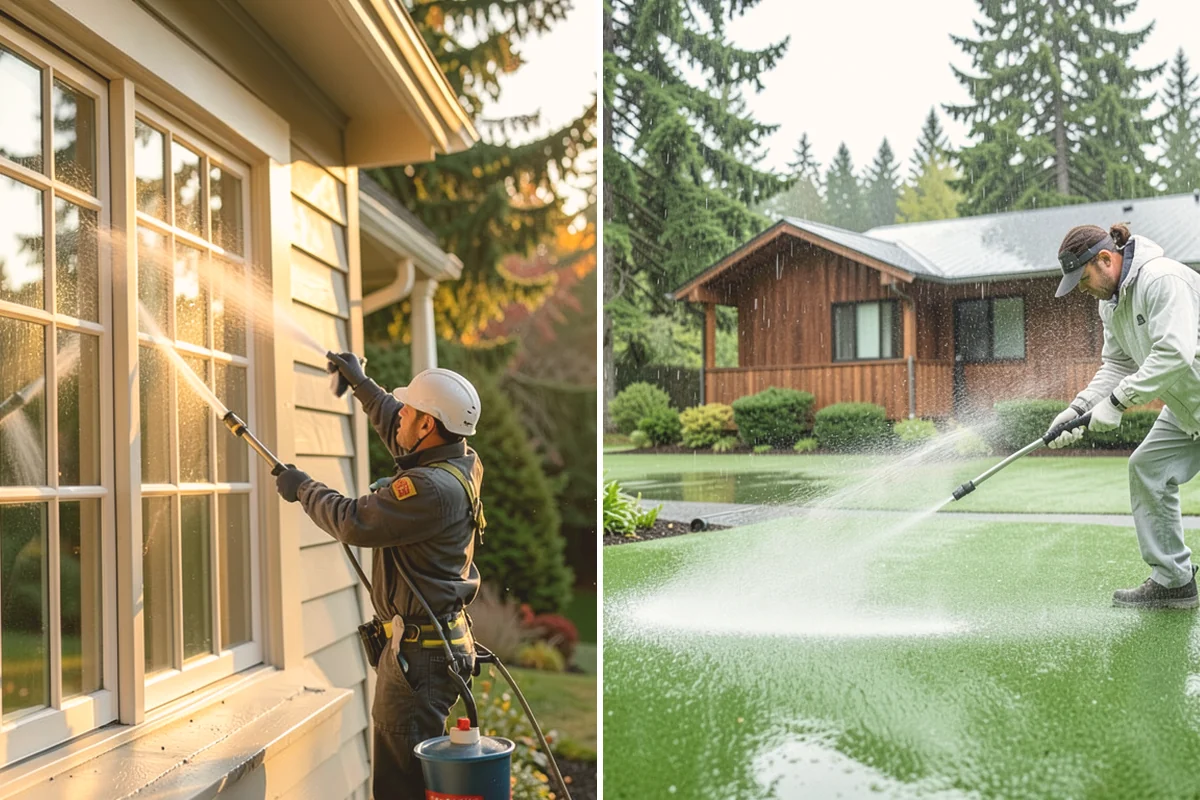 Basement Floor Cleaning in Mount Vernon, Skagit County, WA - Assess drainage and remove stored items from the work zone