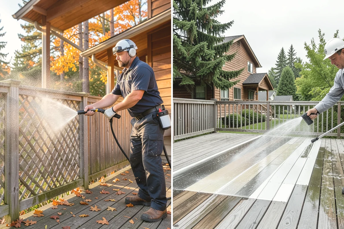 Basement Floor Cleaning in Mukilteo, Snohomish County, WA - Assess drainage and remove stored items from the work zone