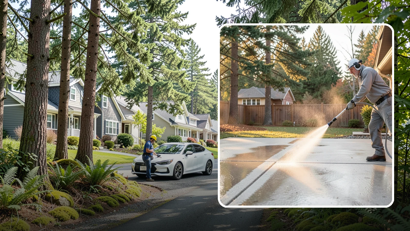 Basement Floor Cleaning in Normandy Park, King County, WA - Clean and deodorize damp basement concrete to control the musty buildup common in Washington's wet climate.