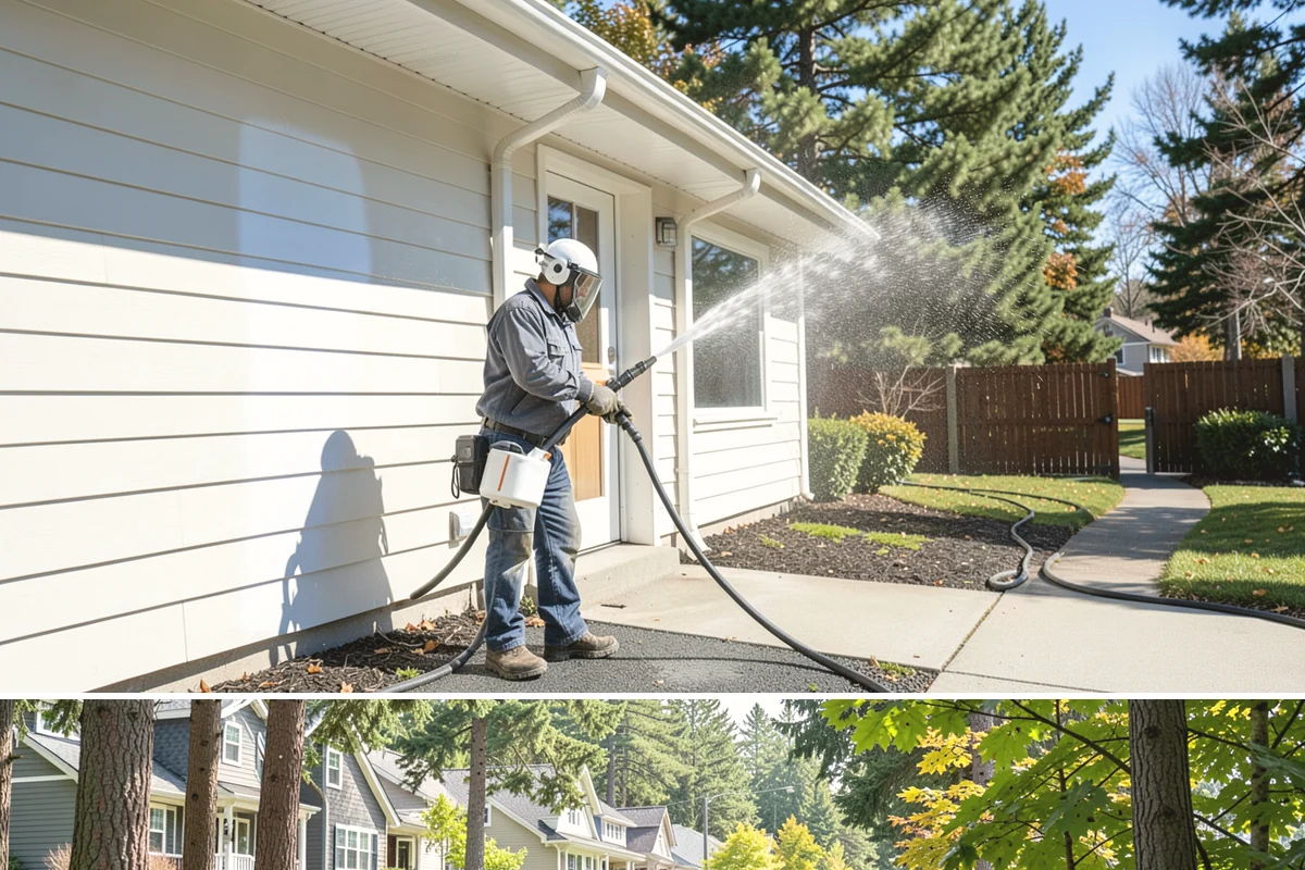 Basement Floor Cleaning in Normandy Park, King County, WA - Cleaning during the drier summer months lets the space ventilate and dry faster, which is important for below-grade concrete...