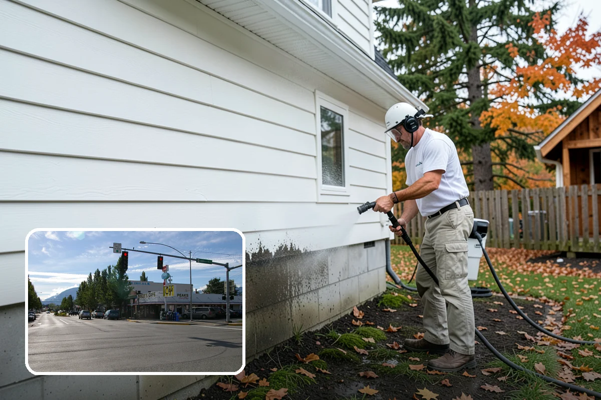 Basement Floor Cleaning in North Bend, King County, WA - Attacks the mildew and musty smell driven by below-grade damp