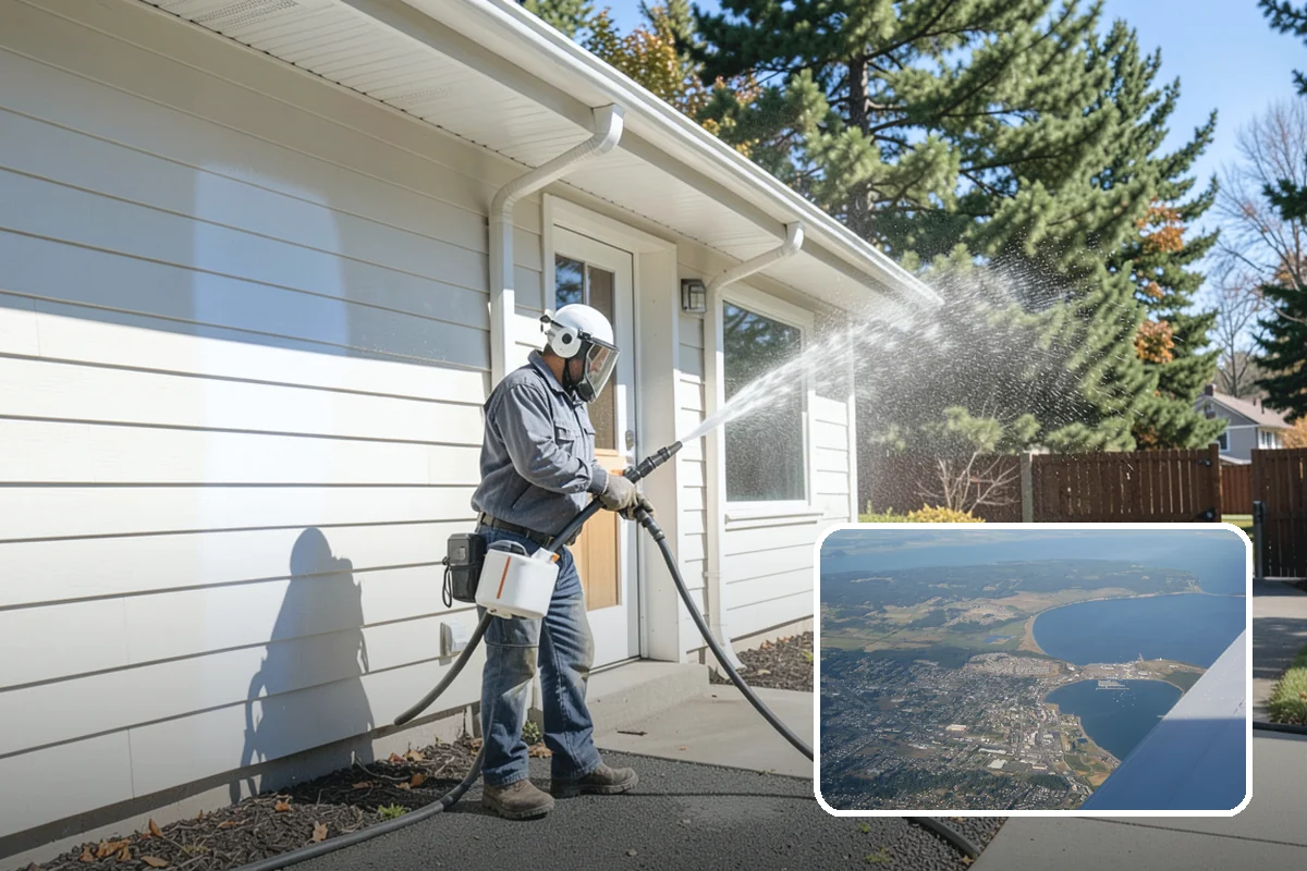 Basement Floor Cleaning in Oak Harbor, Island County, WA - Attacks the mildew and musty smell driven by below-grade damp