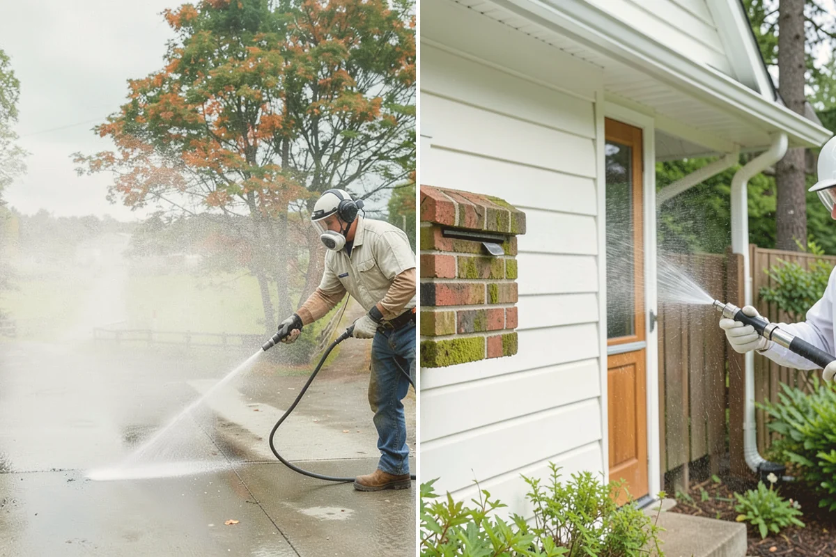 Basement Floor Cleaning in Orting, Pierce County, WA - Assess drainage and remove stored items from the work zone