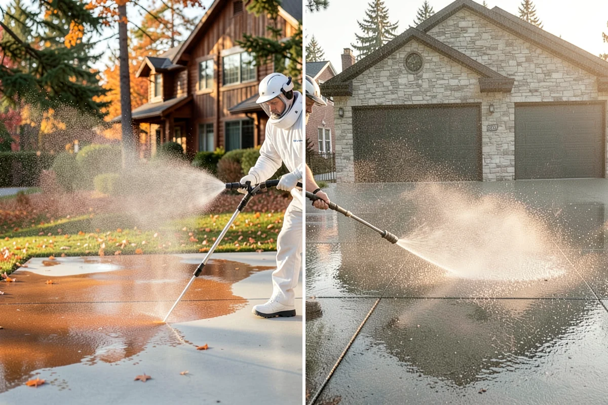 Basement Floor Cleaning in Pacific, King County, WA - Assess drainage and remove stored items from the work zone