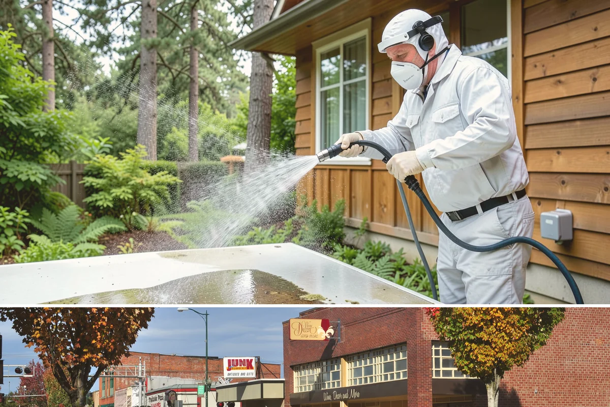 Basement Floor Cleaning in Puyallup, Pierce County, WA - Cleaning during the drier summer months lets the space ventilate and dry faster, which is important for below-grade concrete...