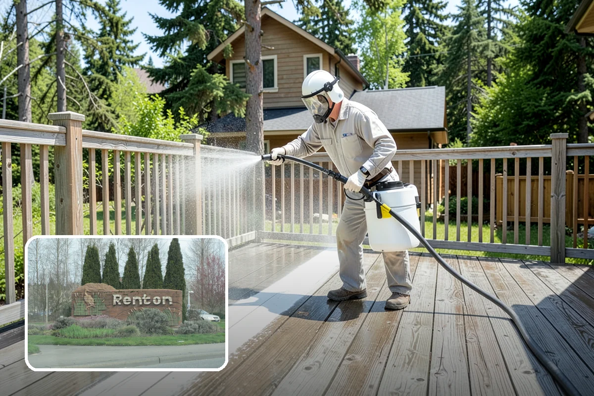 Basement Floor Cleaning in Renton, King County, WA - Attacks the mildew and musty smell driven by below-grade damp