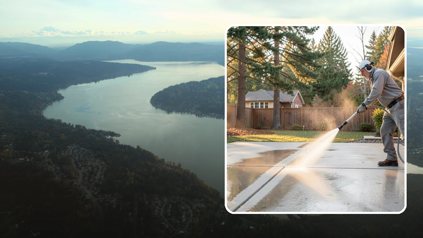 Basement Floor Cleaning in Sammamish, King County, WA - Clean and deodorize damp basement concrete to control the musty buildup common in Washington's wet climate.