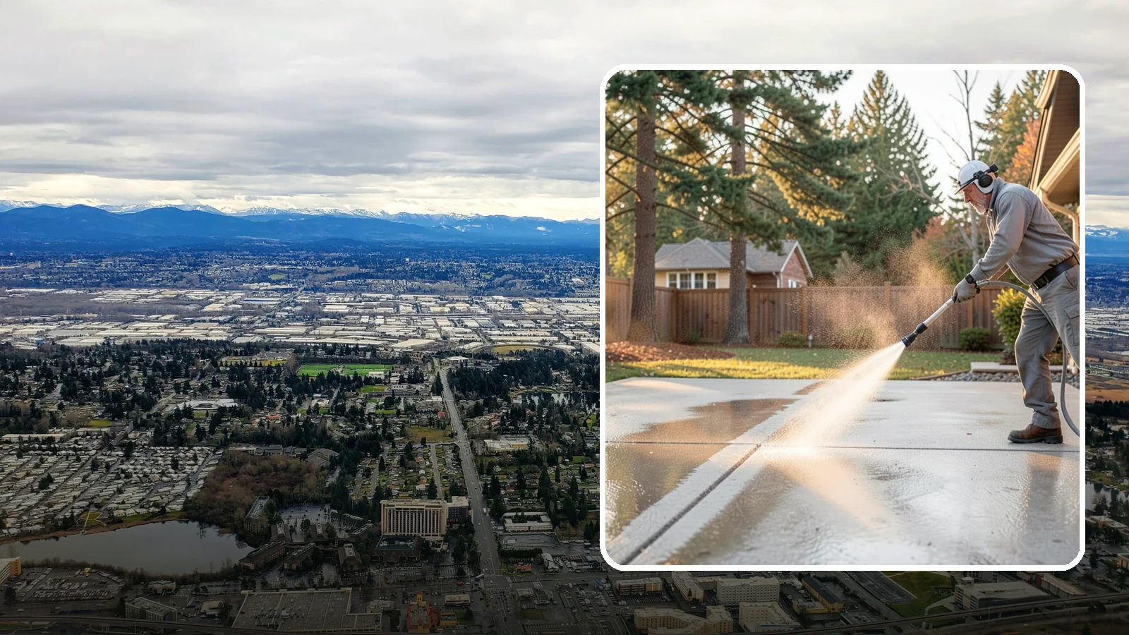 Basement Floor Cleaning in SeaTac, King County, WA - Clean and deodorize damp basement concrete to control the musty buildup common in Washington's wet climate.