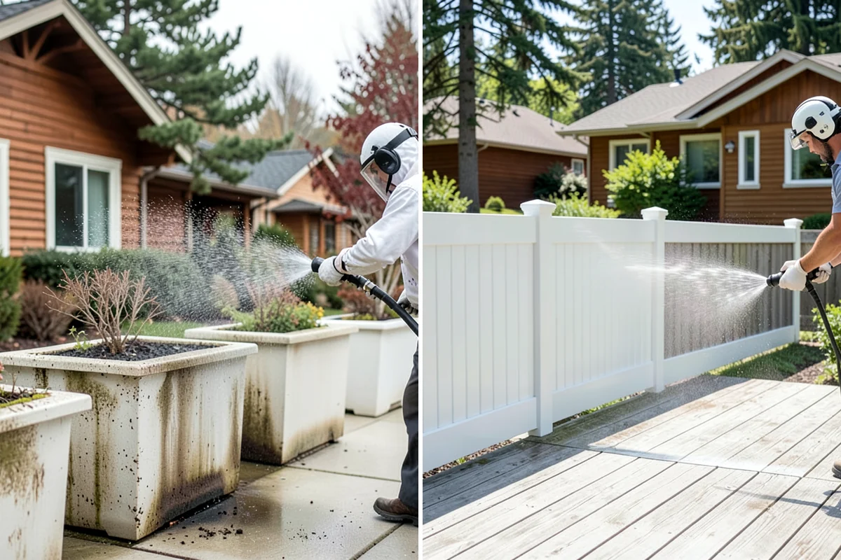 Basement Floor Cleaning in SeaTac, King County, WA - Assess drainage and remove stored items from the work zone